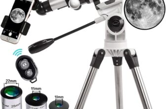 Gskyer Telescope, Telescopes for Adults, 80mm AZ Space Astronomical Refractor Telescope Kids, Adults Astronomy, German Technology Scope
