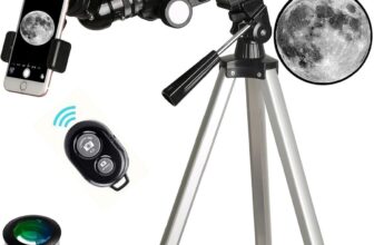 Gskyer Telescope, 70mm Aperture 400mm AZ Mount Astronomical Refracting Telescope for Kids Beginners – Travel Telescope with Carry Bag, Phone Adapter and Wireless Remote.