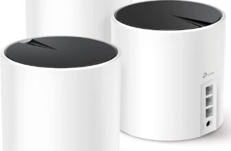 TP-Link Deco X55 AX3000 WiFi 6 Mesh System – Covers up to 6500 Sq.Ft, Replaces Wireless Router and Extender, 3 Gigabit Ports per Unit, Supports Ethernet Backhaul, Deco X55(3-Pack)