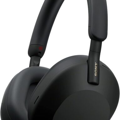 Sony WH-1000XM5 Premium Noise Canceling Headphones, Auto NC Optimizer, 30-Hour Battery, Alexa Voice Control, Black