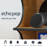 Amazon Echo Pop, Our smallest Alexa speaker, Fits in any room, Charcoal