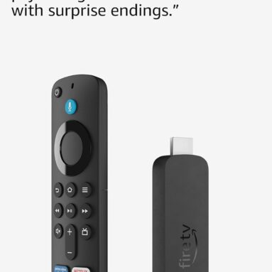 Amazon Fire TV Stick 4K (newest model) with AI-powered Fire TV Search, Wi-Fi 6, stream over 1.8 million movies and shows, free & live TV