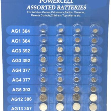 40-Pack Assorted Mini Power Cells – for Toys, Remotes, Gadgets, and Small Electronics