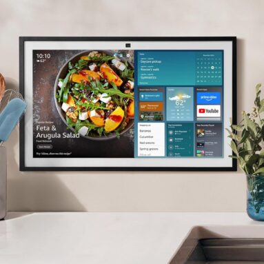 Amazon Echo Show 21 (newest model), Full HD 21″ kitchen hub for home organization, with built-in Fire TV and Alexa+ Early Access