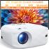 HAPPRUN Native 1080P Bluetooth Projector, Full HD Portable Outdoor Movie Projector with Built-in Speaker, Compatible with Smartphone, HDMI, USB, AV, Fire Stick, PS5 for Home, Bedroom, Outdoor Use